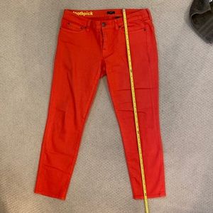 J Crew Stretch Toothpick Jeans- Size 30